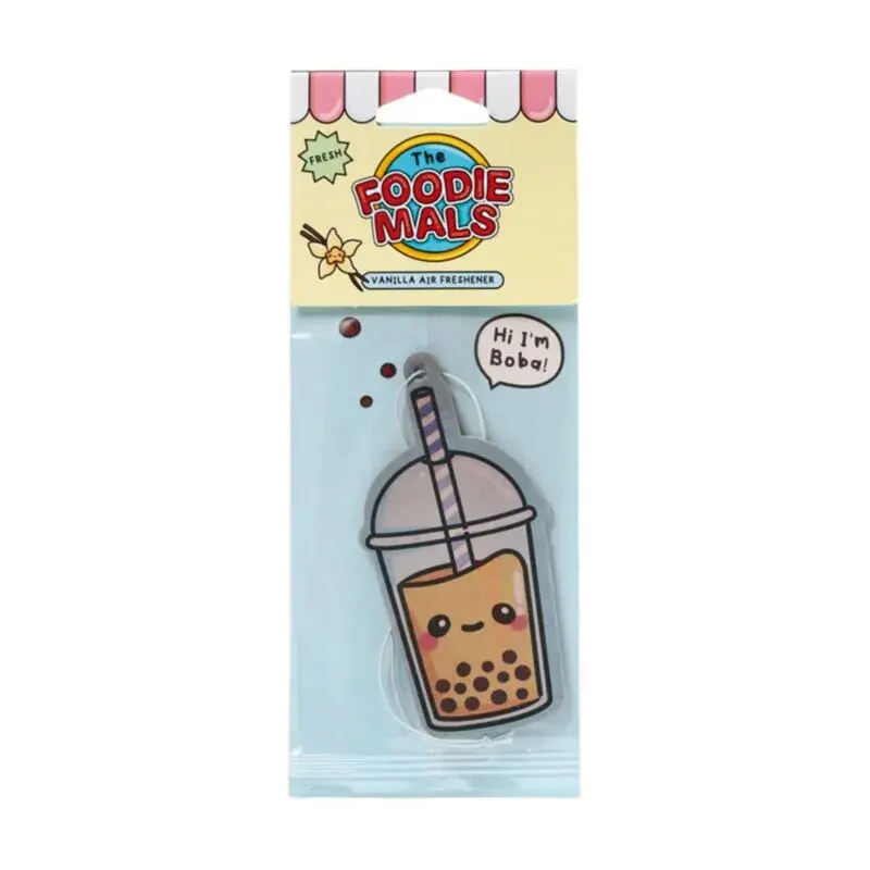 Puckator Unisex Kids Bleu Vanilla Air Freshener Foodiemals Boba Le Bubble Tea