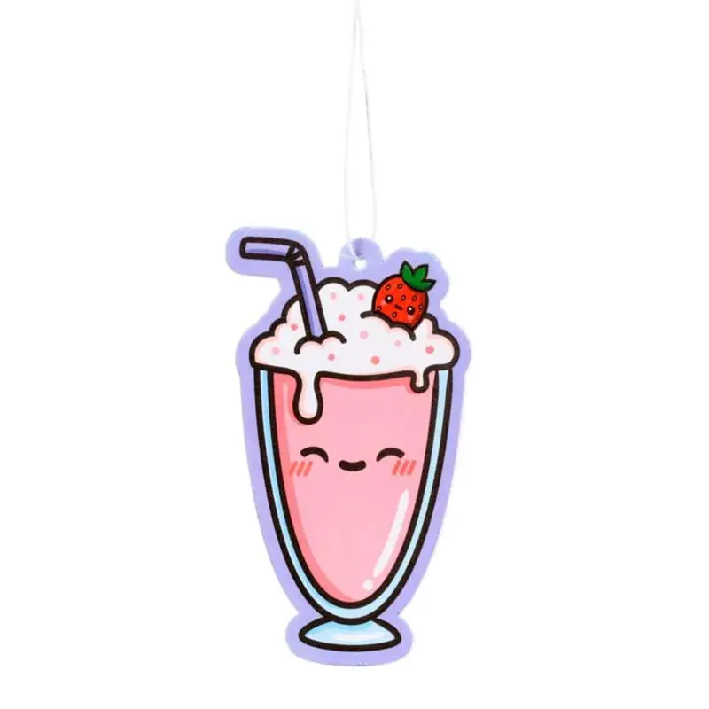 Puckator Unisex Kids Rose Hanging Air Freshener Strawberry Foodiemals Betty Le Milkshake