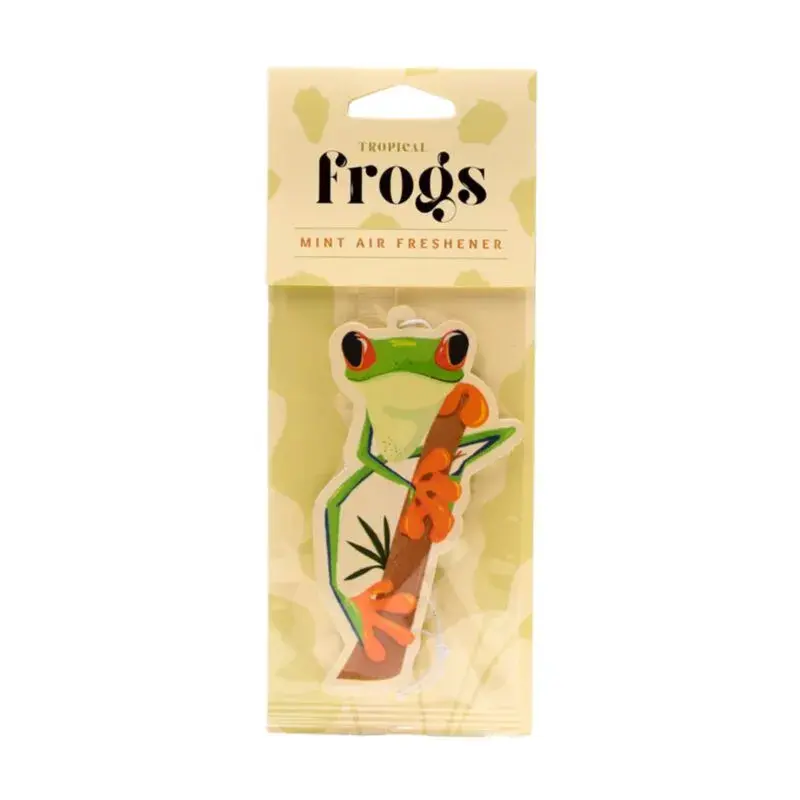 Puckator Unisex Kids Vert Hanging Air Freshener Mint Grenouille Tropicale
