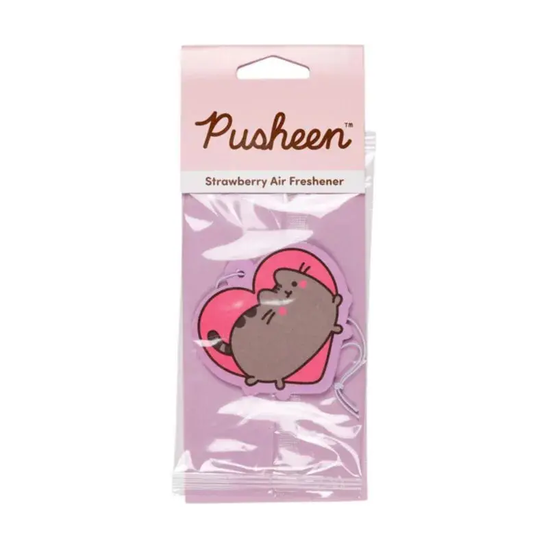 Puckator Unisex Kids Rose Strawberry Air Freshener Pusheen Le Chat Coeur