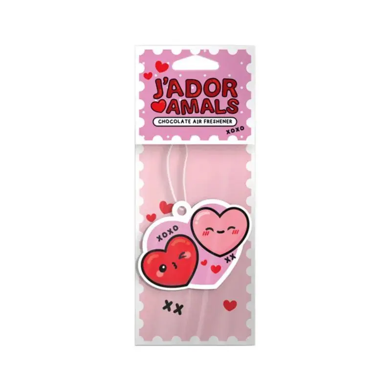Puckator Unisex Kids Rose Chocolate Air Freshener J'adoramals Double Cœur
