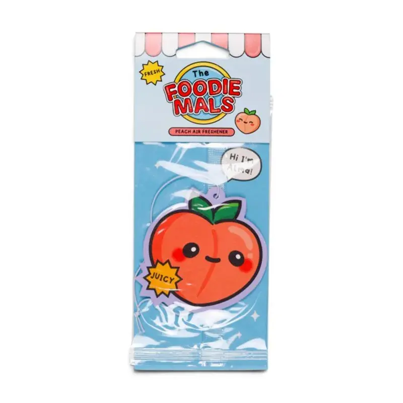 Puckator Unisex Kids Orange Peach Air Freshener Foodiemals