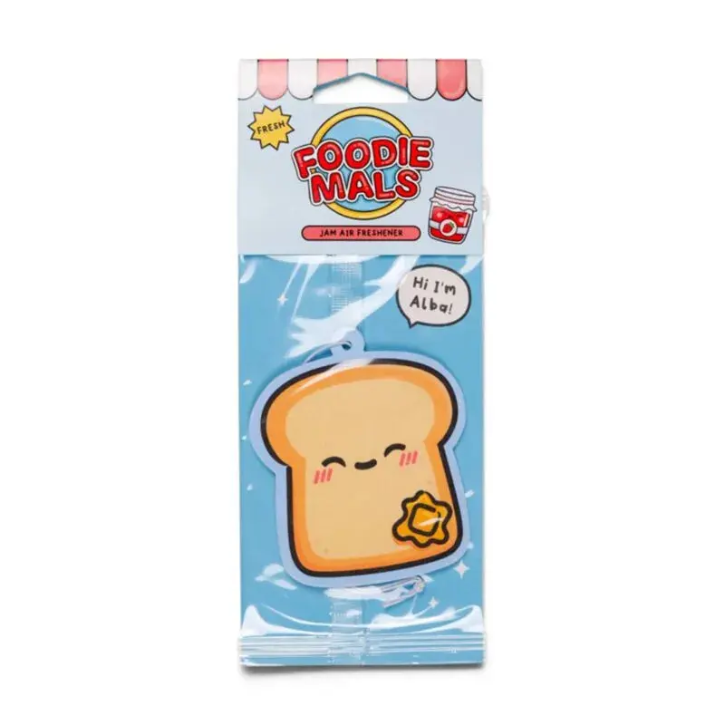 Puckator Unisex Kids Jaune Peach Air Freshener Foodiemals Toast