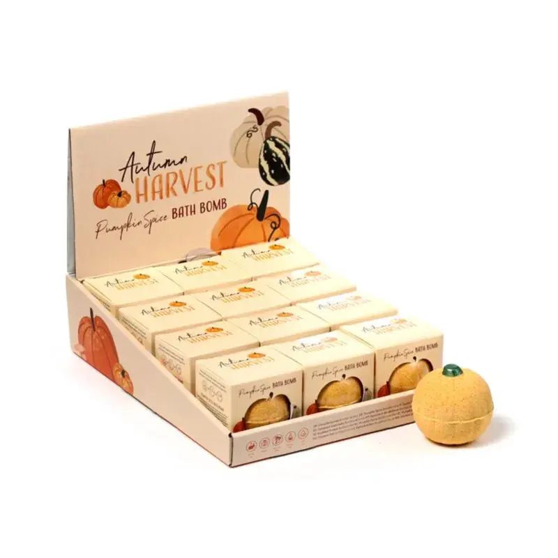 Puckator Unisex Jaune Pumpkin Bath Bomb Autumn Harvest