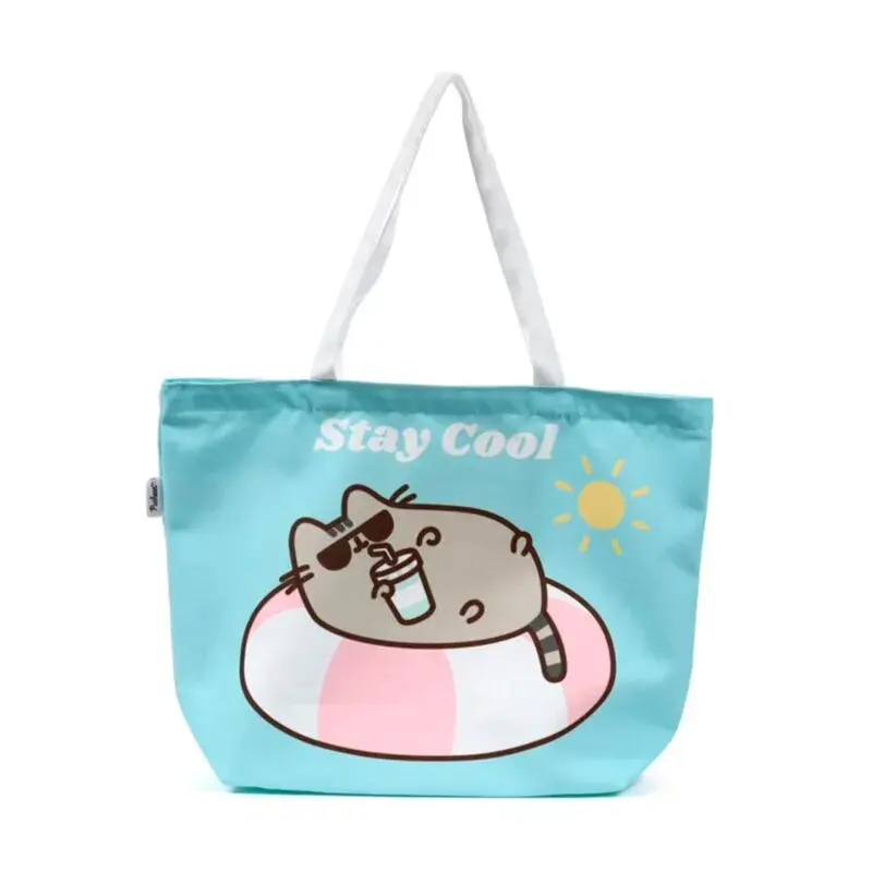 Puckator Unisex Bleu Beach Bag Pusheen Le Chat
