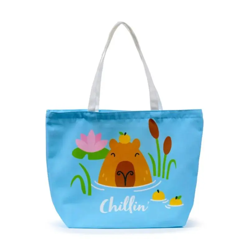 Puckator Unisex Bleu Beach Bag Capybara Détente