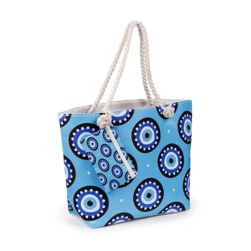 Puckator Unisex Bleu Beach Bag Imprimé Œil Protecteur