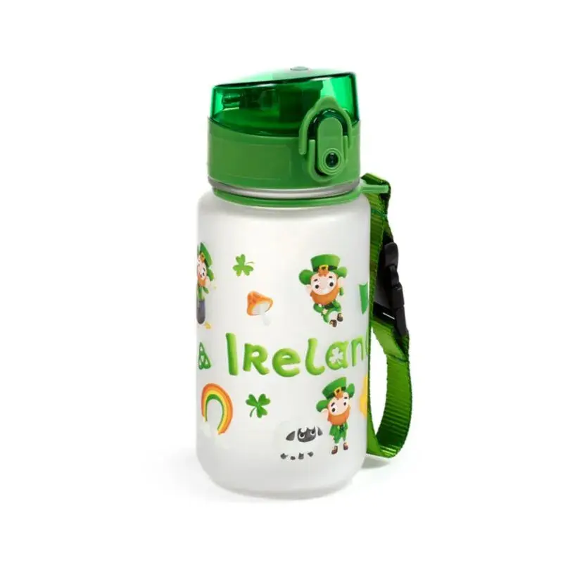 Puckator Unisex Multicolore Water Bottle Leprechaun Irish Luck