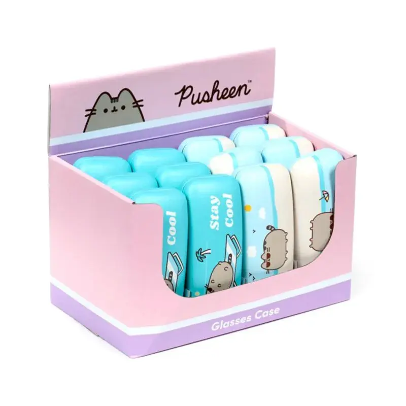 Puckator Unisex Bleu Surf Chart Glasses Case Pusheen