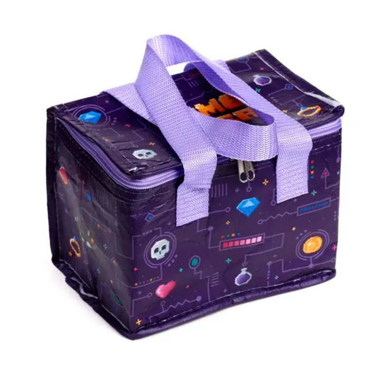 Puckator Unisex Violet Insulated Meal Bag Game Over