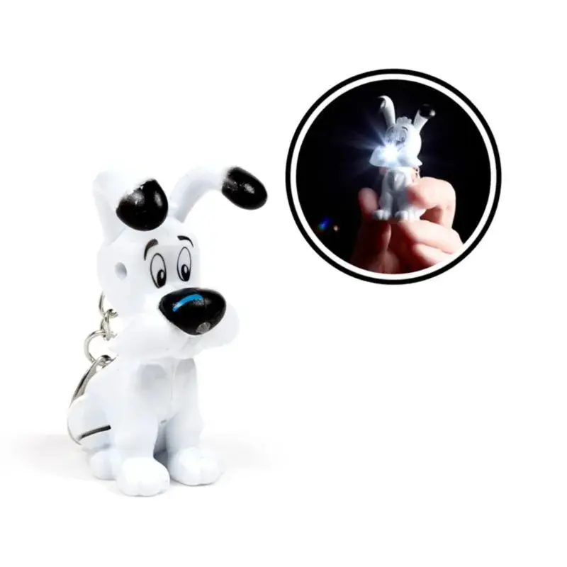 Puckator Unisex Kids Blanc Astérix Idefix Led Keyring