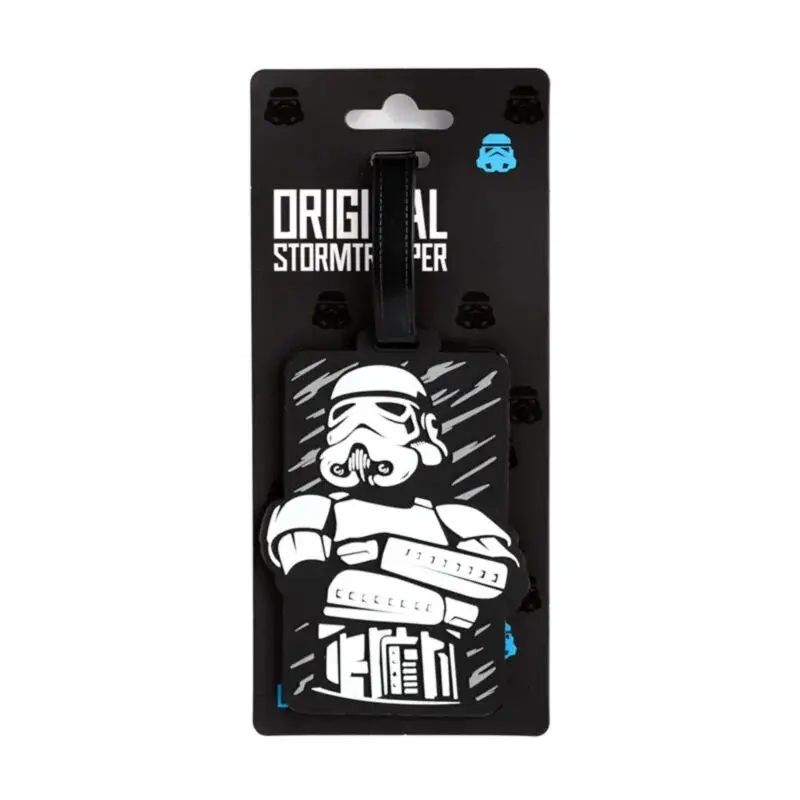 Puckator Unisex Noir Pvc Luggage Tags The Original Stormtrooper