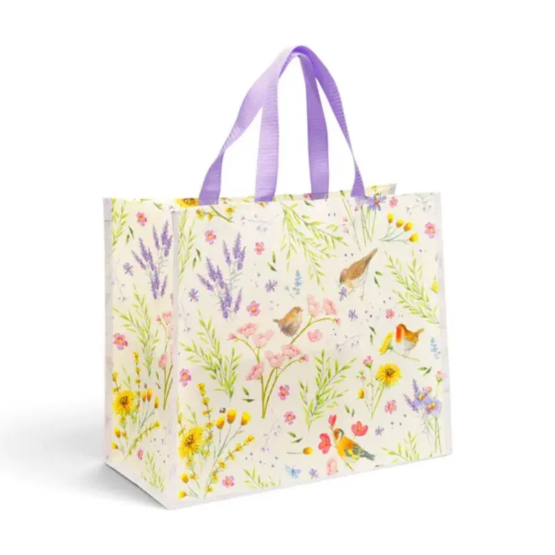 Puckator Unisex Violet Reusable Tote Bag Noël Festive Friends