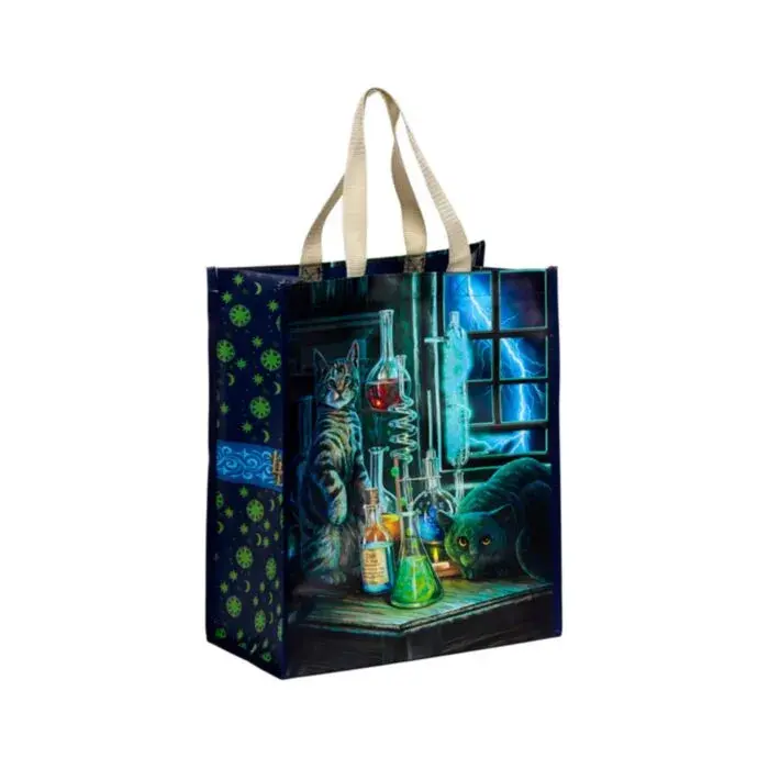 Puckator Unisex Multicolore Reusable Tote Bag Lisa Parker Jekyll Et Hyde Chats William Morris Voleur De Fraises