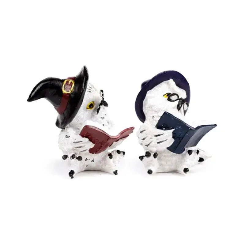Puckator Blanc Magical Owl Figurine Reading Incantations