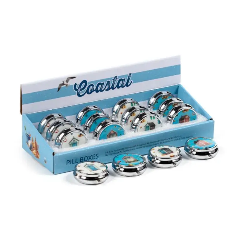 Puckator Unisex Bleu Pill Box Coastal