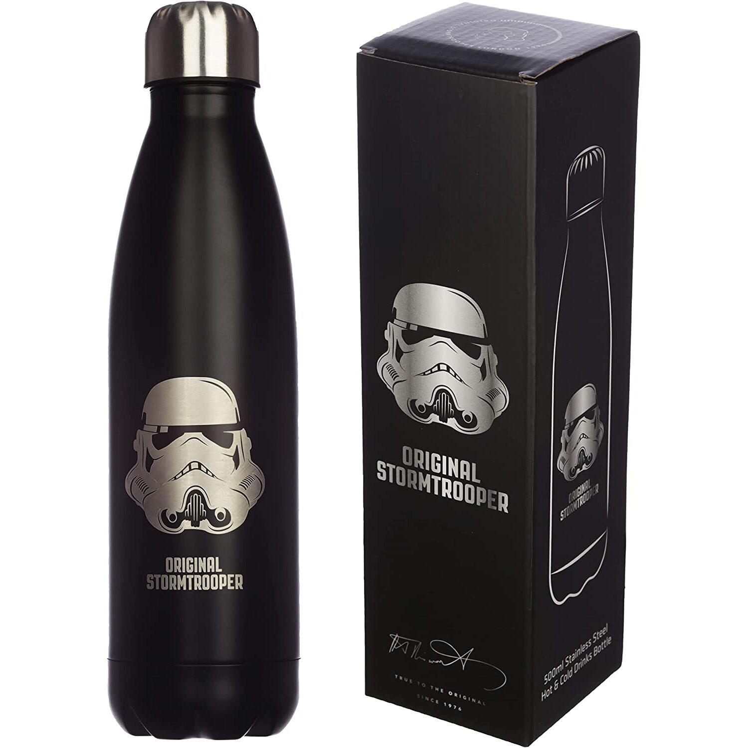 5055071760594 - Isolierte Trinkflasche aus rostfreiem Stahl für heiße oder kalte Getränke Stormtrooper