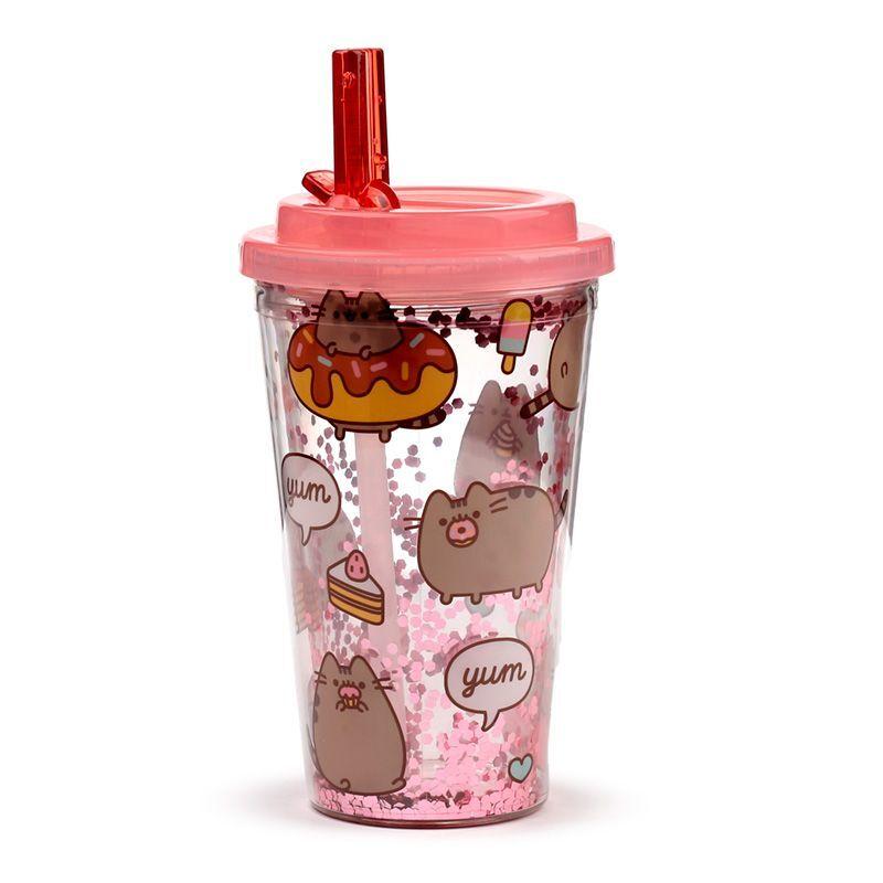 5055071788314 - Becher mit Strohhalm Gourmet Pusheen