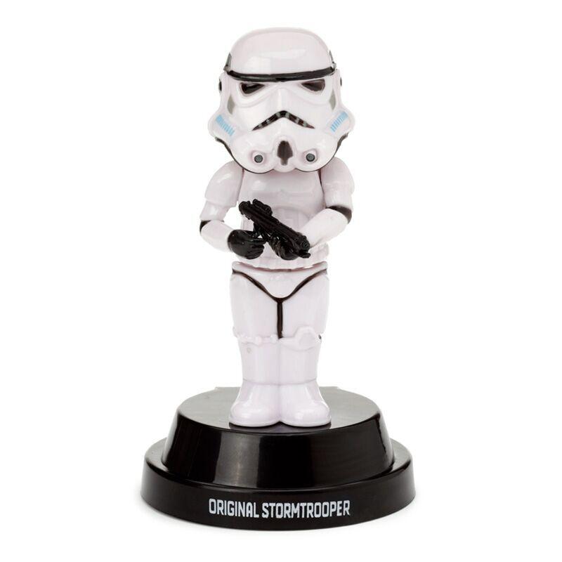 5055071755910 - The Original Stormtrooper Solar Wackelfigur schwarz weiß bedruckt 100 % Kunststoff