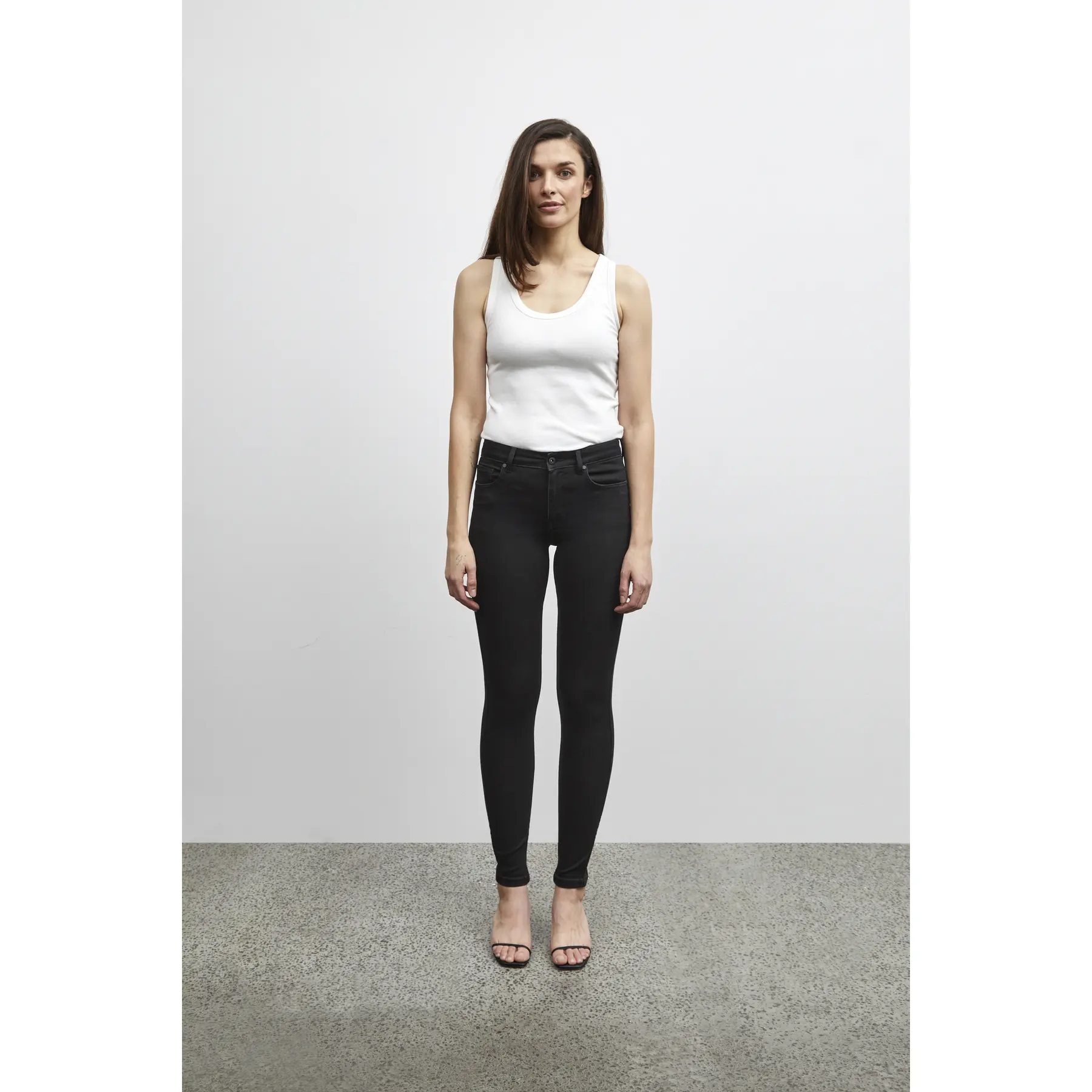 5715572128544 - Jeans mit hoher Taille Damen Emmelina Skinny