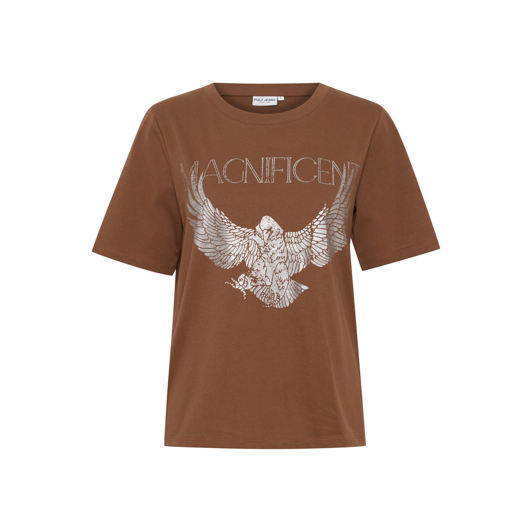 5715373249318 - T-Shirt mit Metallic-Druck Frau Maddie 5715373249318 - T-Shirt mit Metallic-Druck Frau Maddie