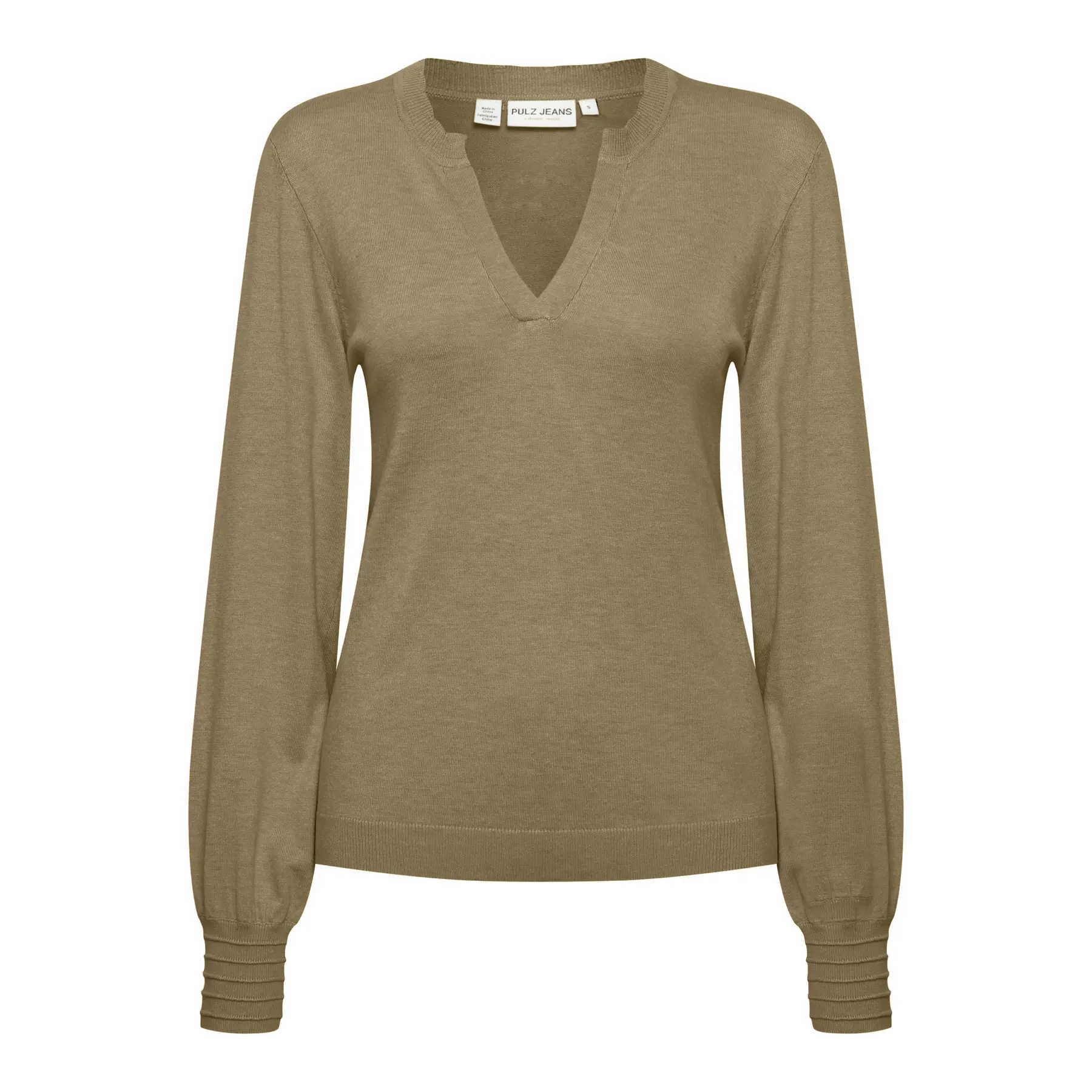 5715572291873 - Pullover mit Rüschensaum für Damen Sara