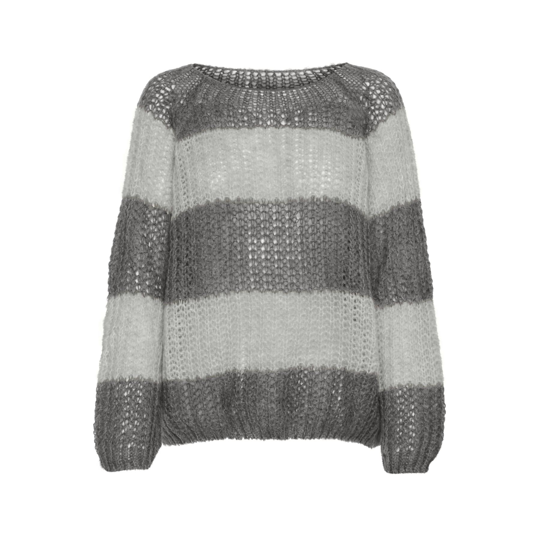 5715574787312 - Gestreifter Pullover mit Rundhalsausschnitt und langen Ärmeln für Damen Peyton