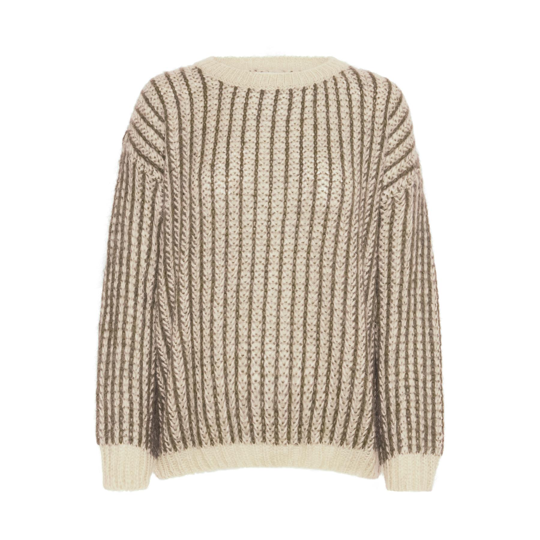 5715574779355 - Damen Rundhals-Pullover mit langen Ärmeln Peyton