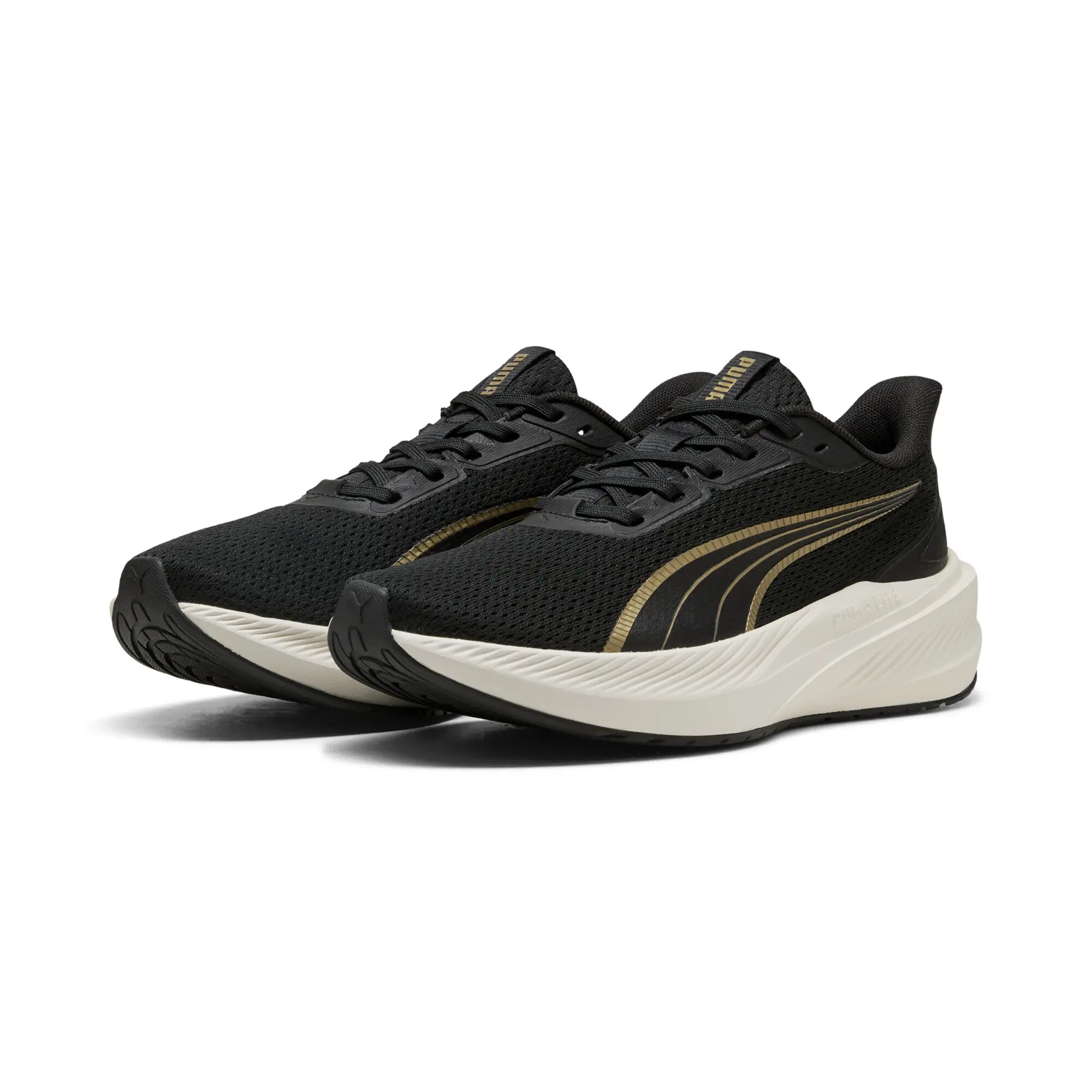 Puma Unisex Noir Running Shoes Dasher Lite