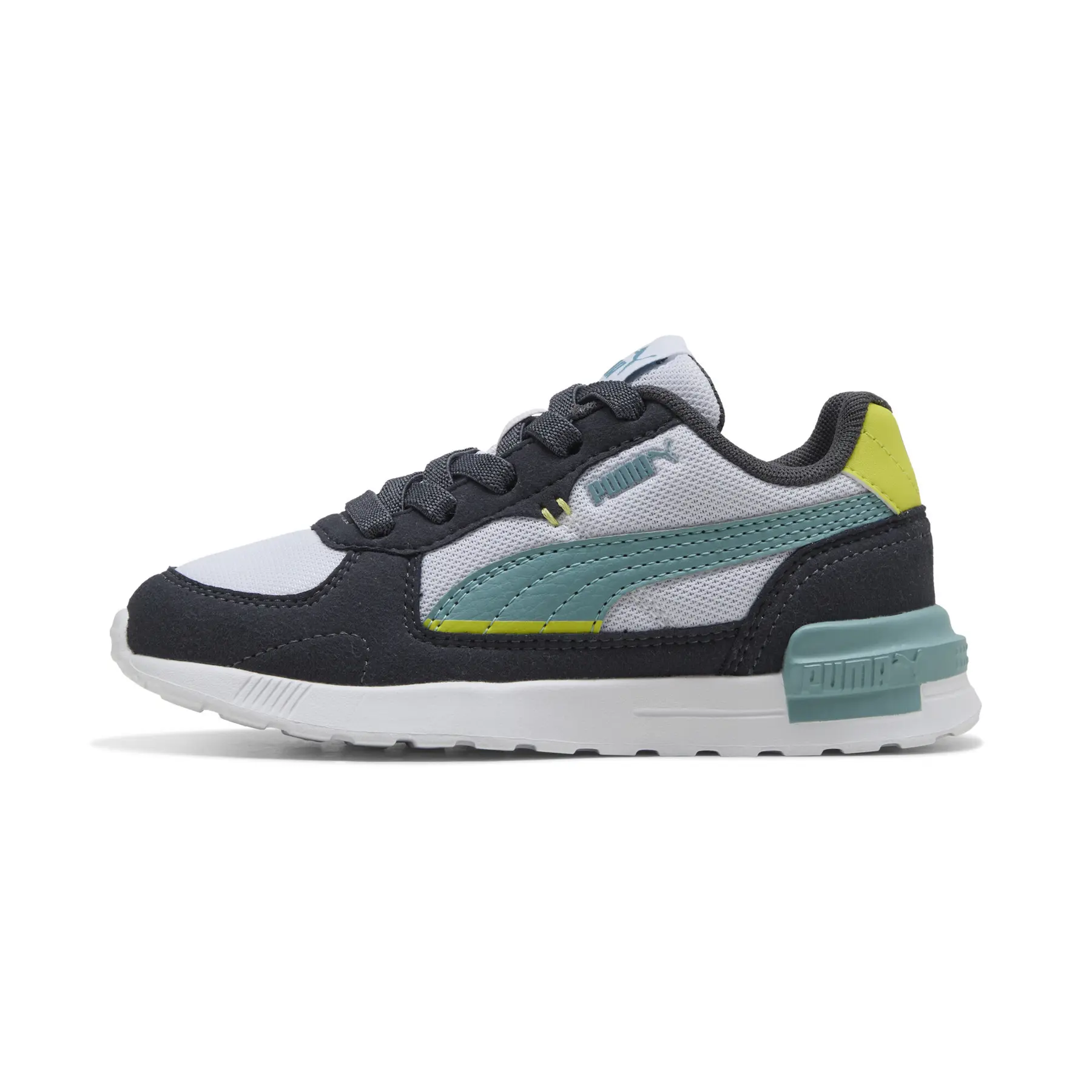 Puma Unisex Kids Blanc Kids' Lace-Up Trainers Graviton