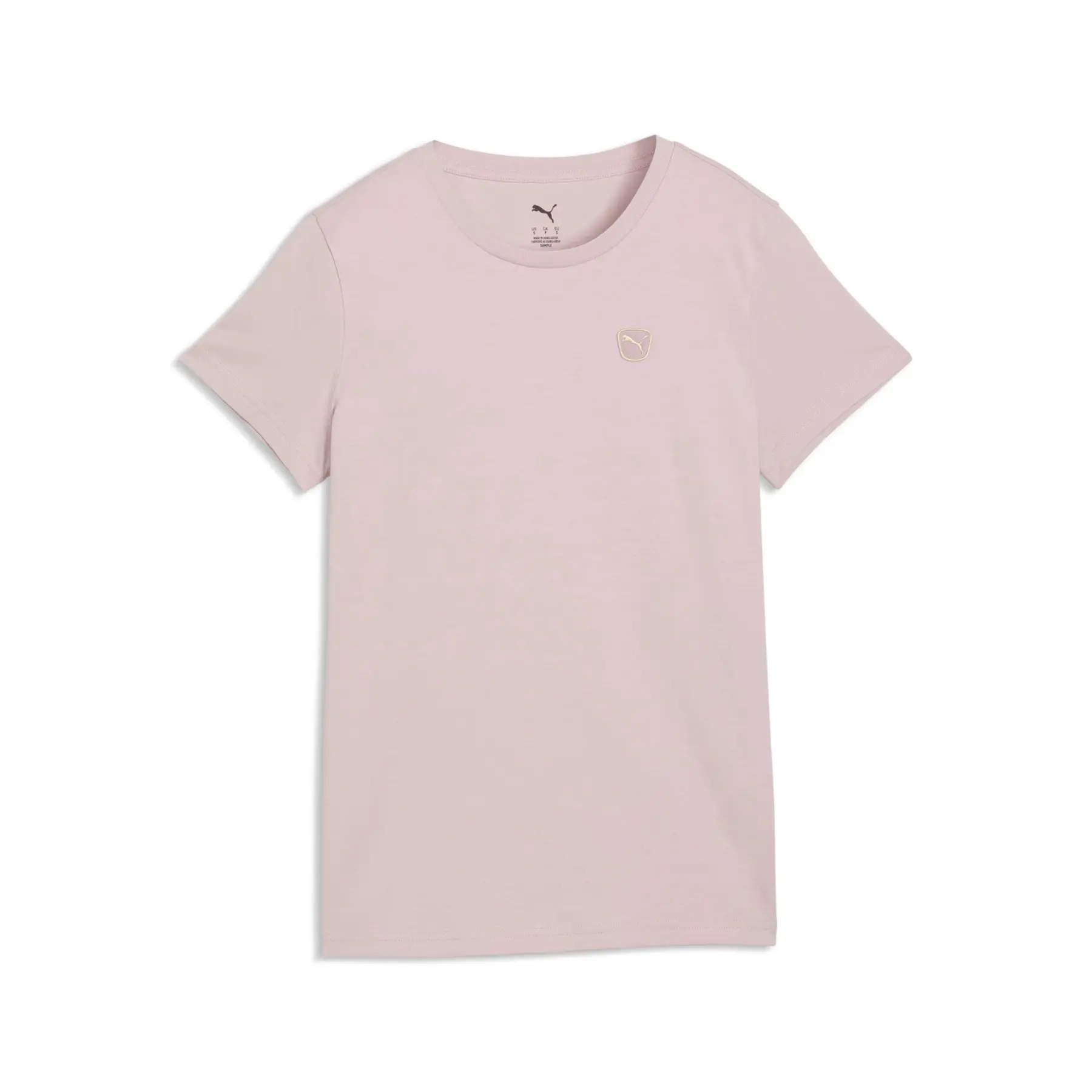 T-shirt con toppa ricamata donna