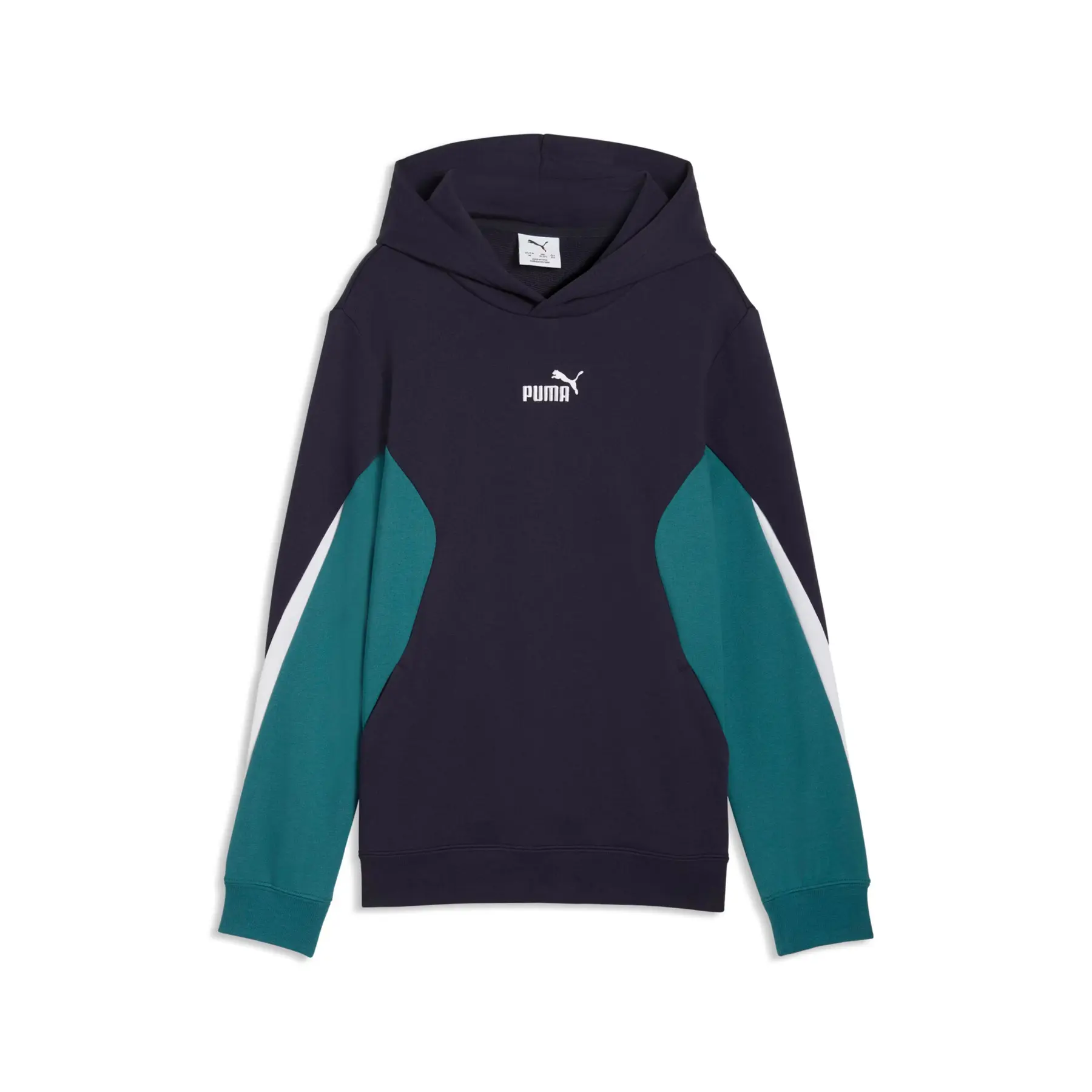 Puma Boys Bleu Child Hoodie Ess Block