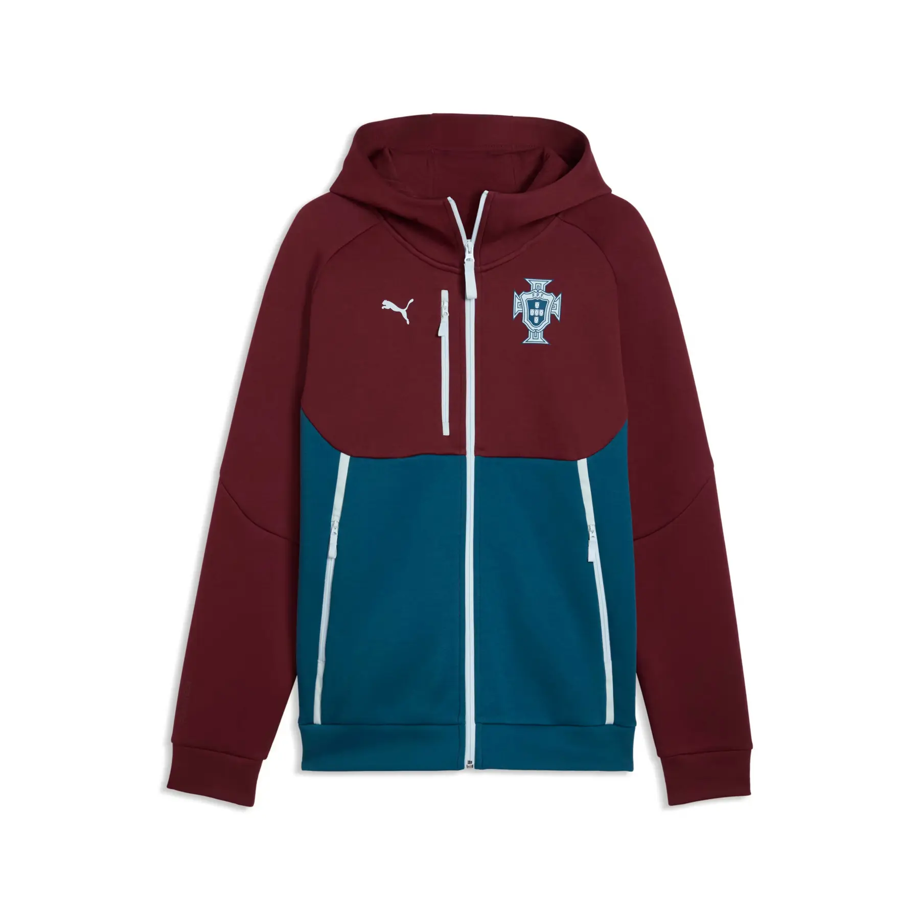 Kapuzensweatshirt mit Reißverschluss Portugal Tech Coupe du Monde 2026