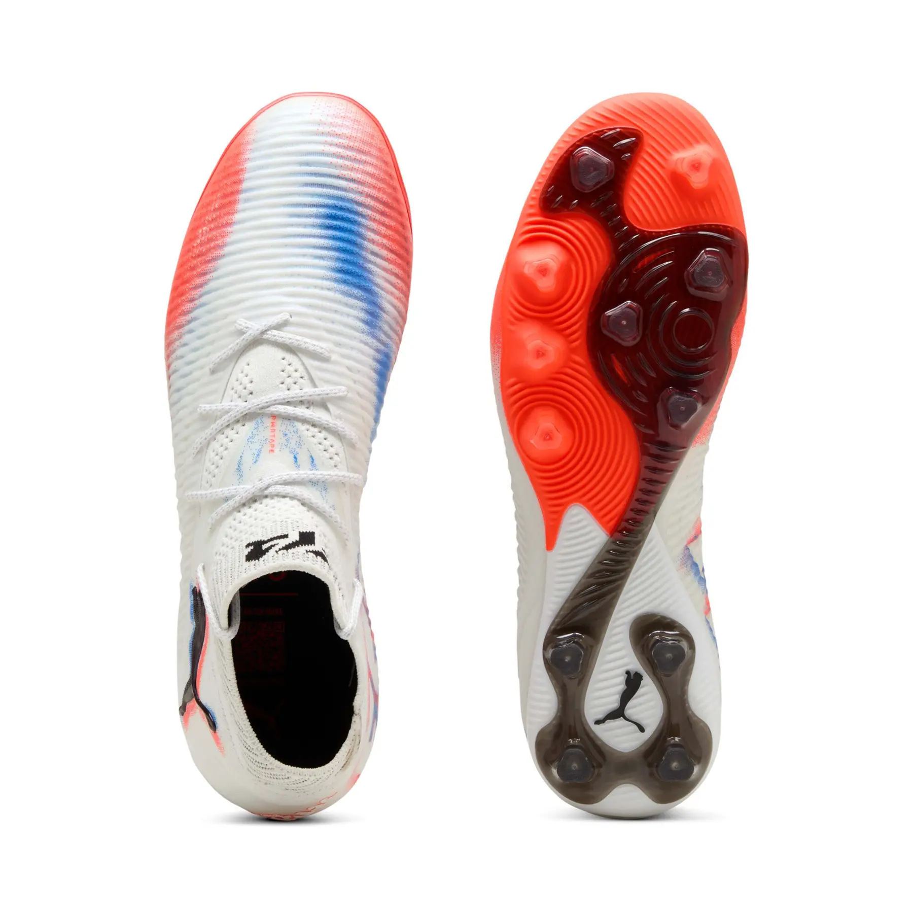 Puma サッカーシューズ ホワイト/ブルー/レッド Football Boots Puma Future 8 Ultimate AG | Foot-Store