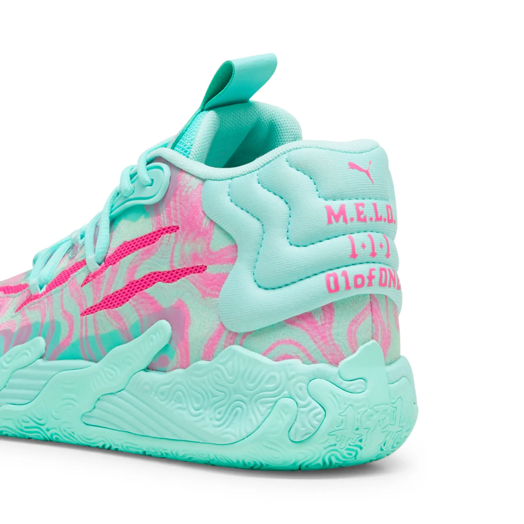 PUMA Men\'s MB.03 Basketball Sneakers Electric Peppermint Ravish Shoes Sz 12, 13 Shop Mens MB.03 MIAMI Basketball Shoe Online - NBA Store  main image 2