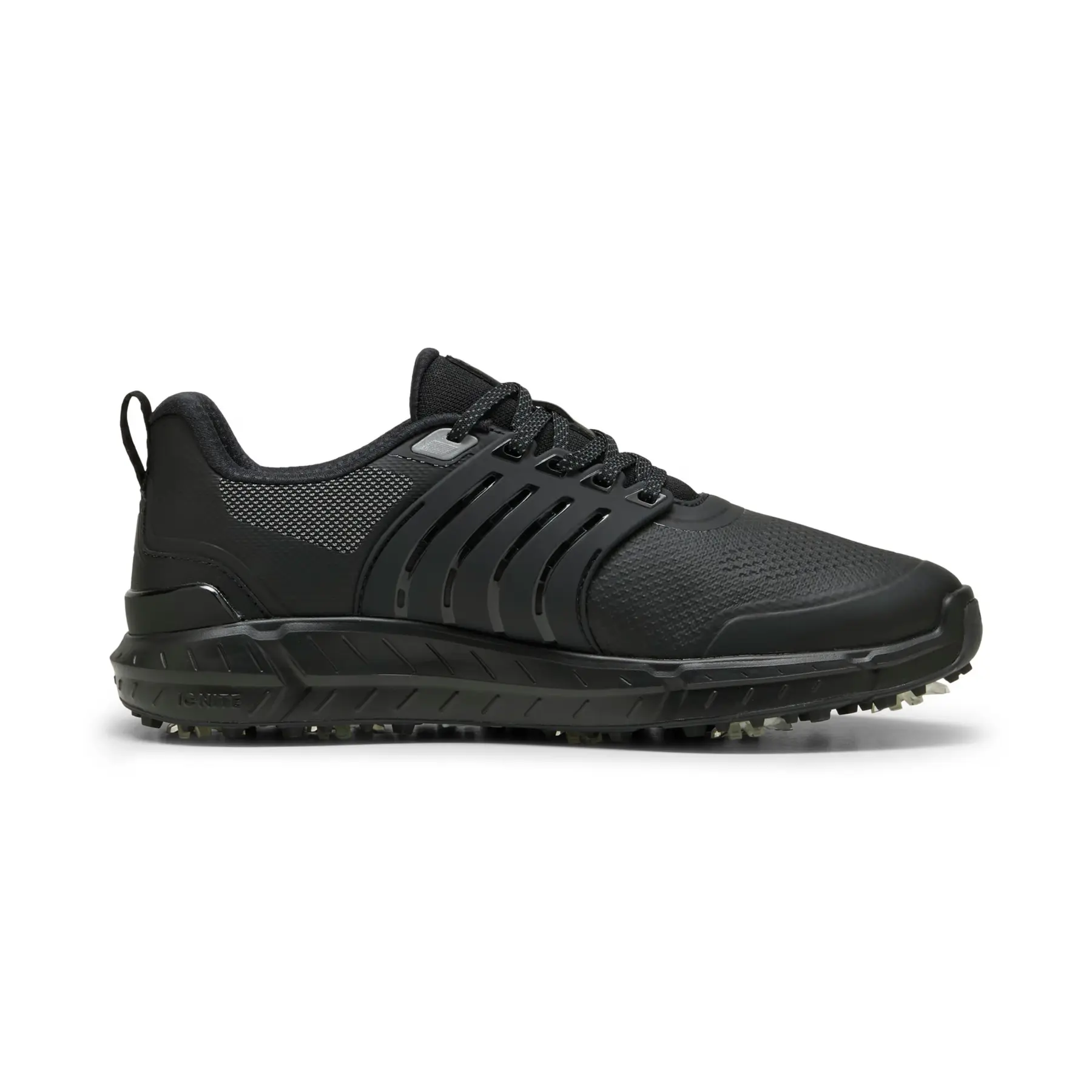 Puma Ignite Black Golf Shoes (Free Reversible Puma Belt) Boy main image 3