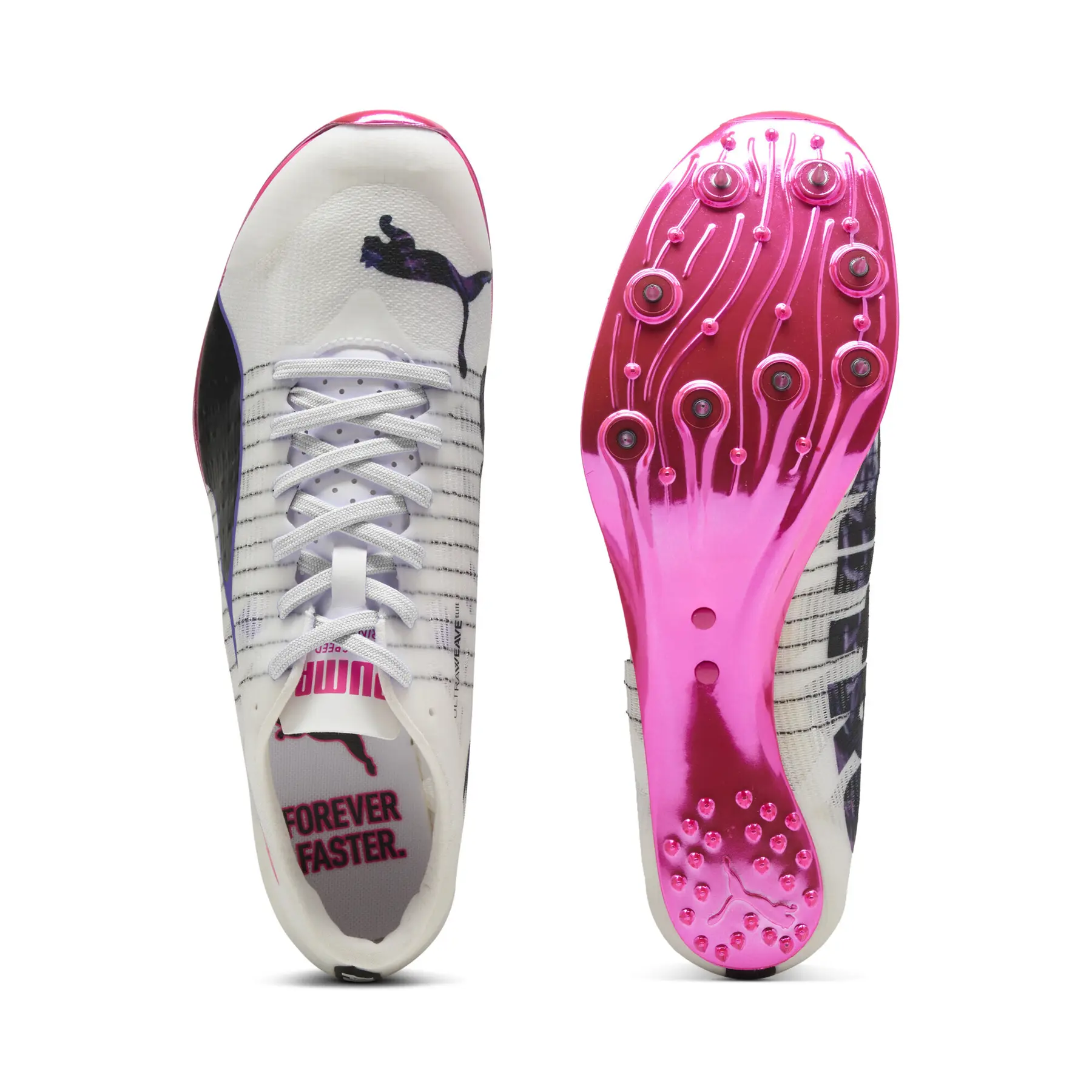 PUMA evoSPEED Sprint Nitro Elite 2 Digitokyo Spikes 'White Black Charm Pink' — foto 5