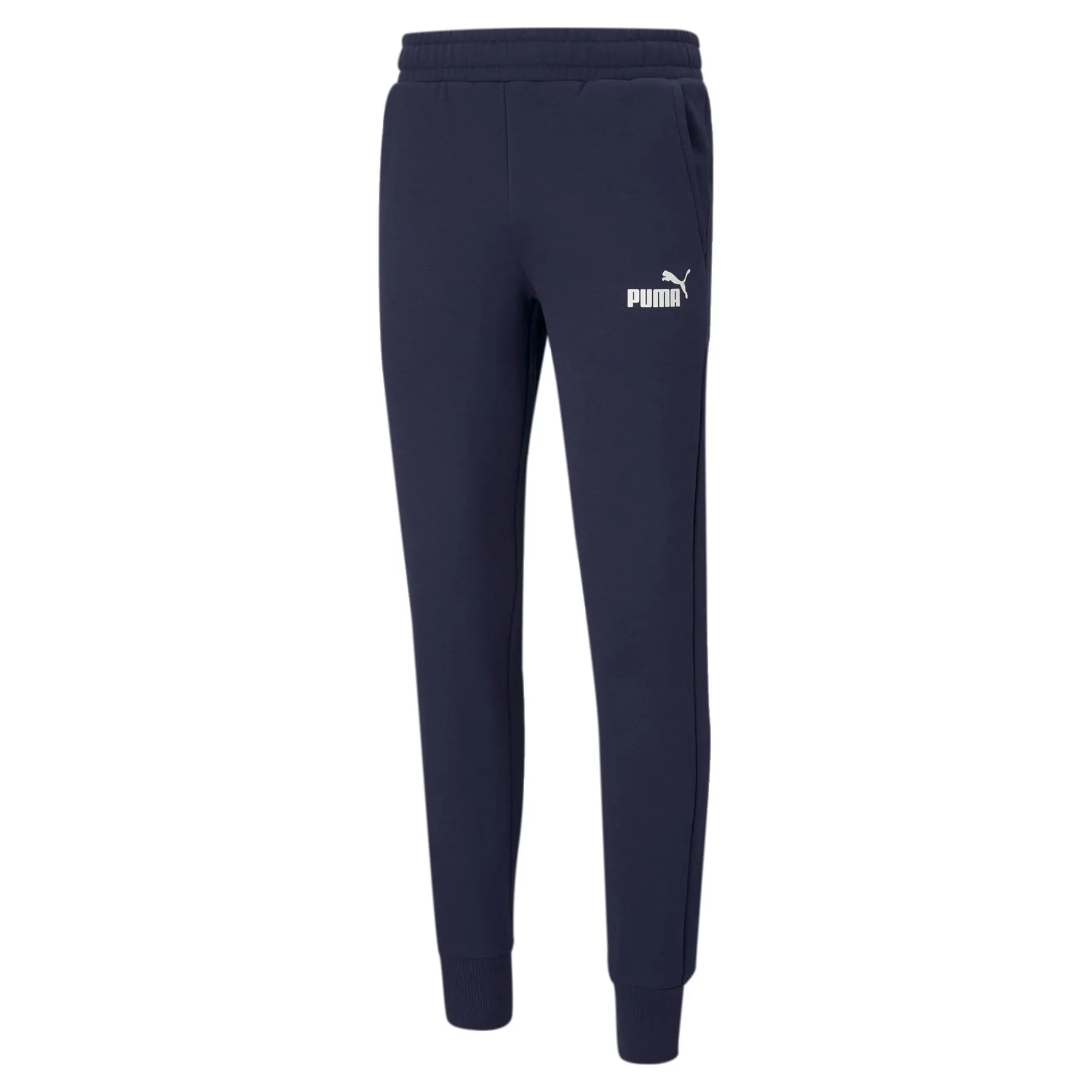 4063697291652 - - Essentials - Schmal geschnittene Jogginghose mit kleinem Logo in Marineblau