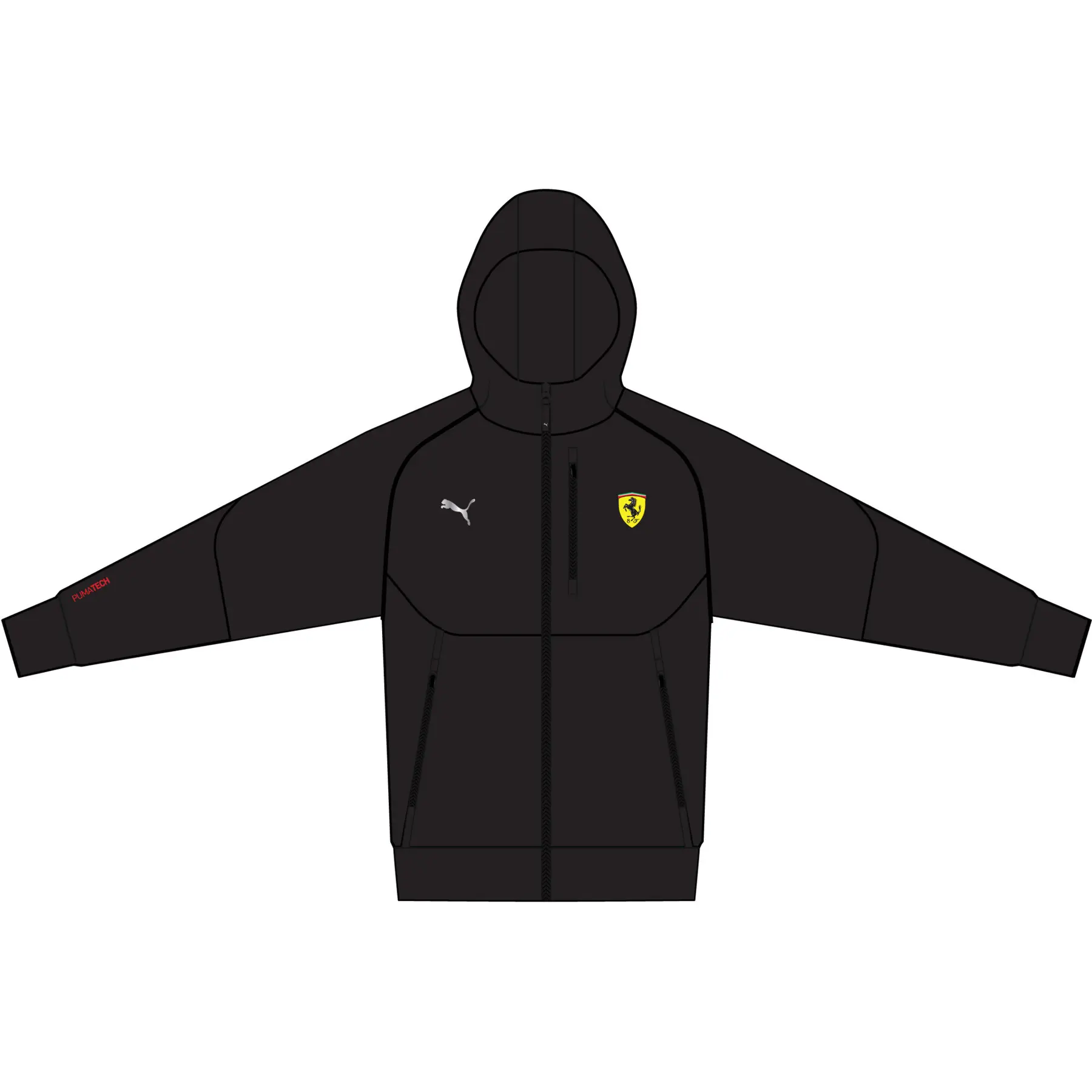 4069157494540 - Kapuzenjacke Ferrari Pumatech