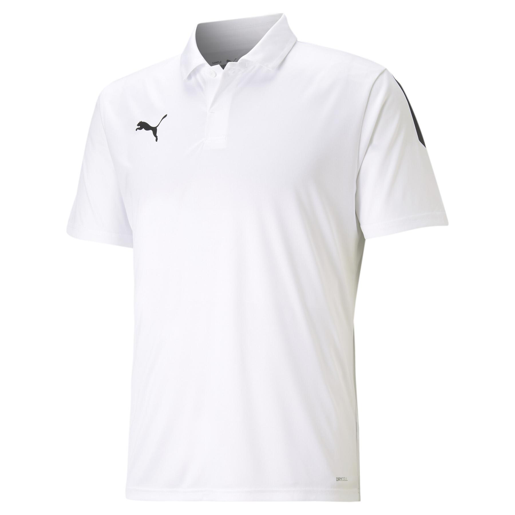 4063699147780 - teamLIGA Sideline Polo Herren - Farbe White-Black - Gr S