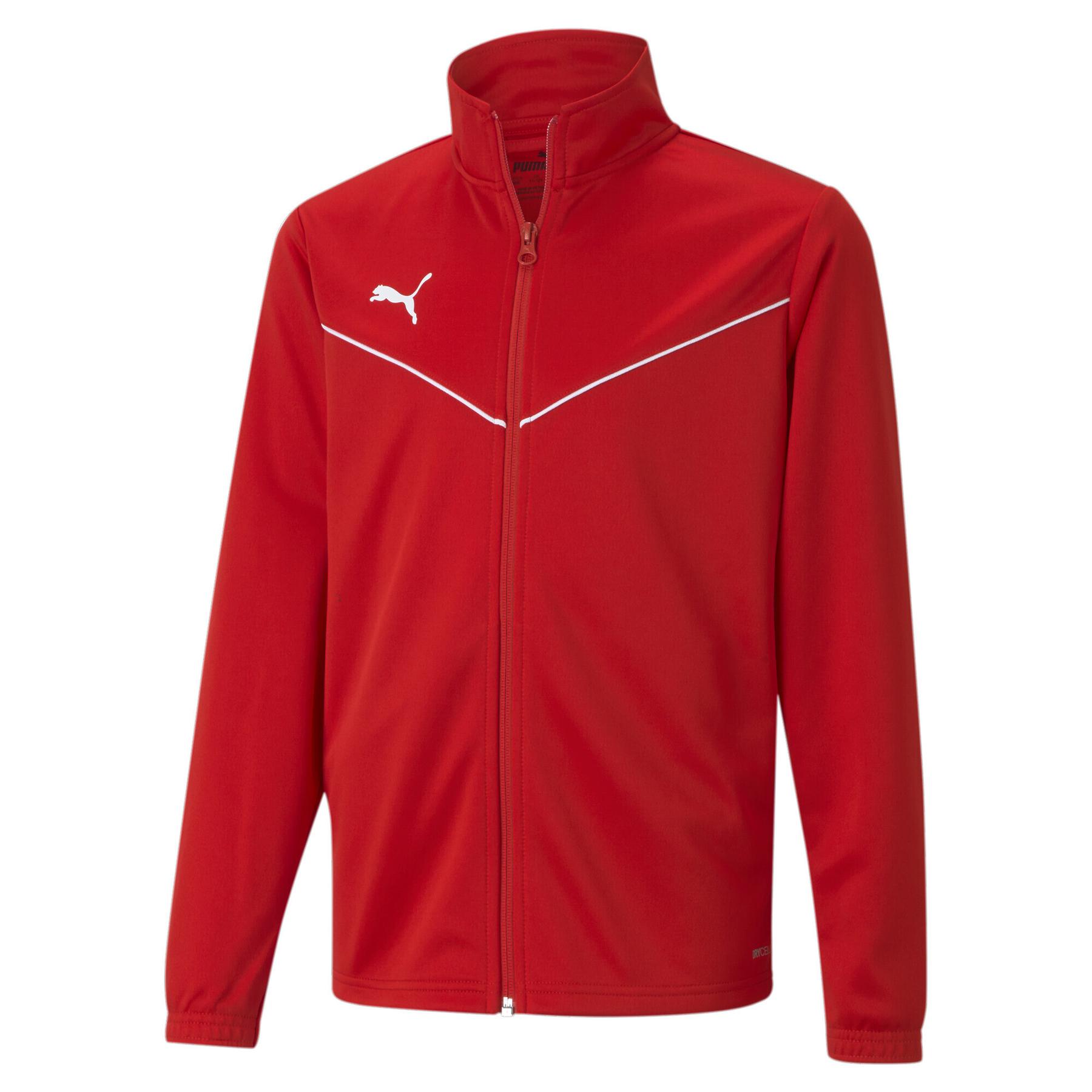4063697243583 - teamRISE Trainingsjacke Kinder - Farbe Red-White - Gr 116
