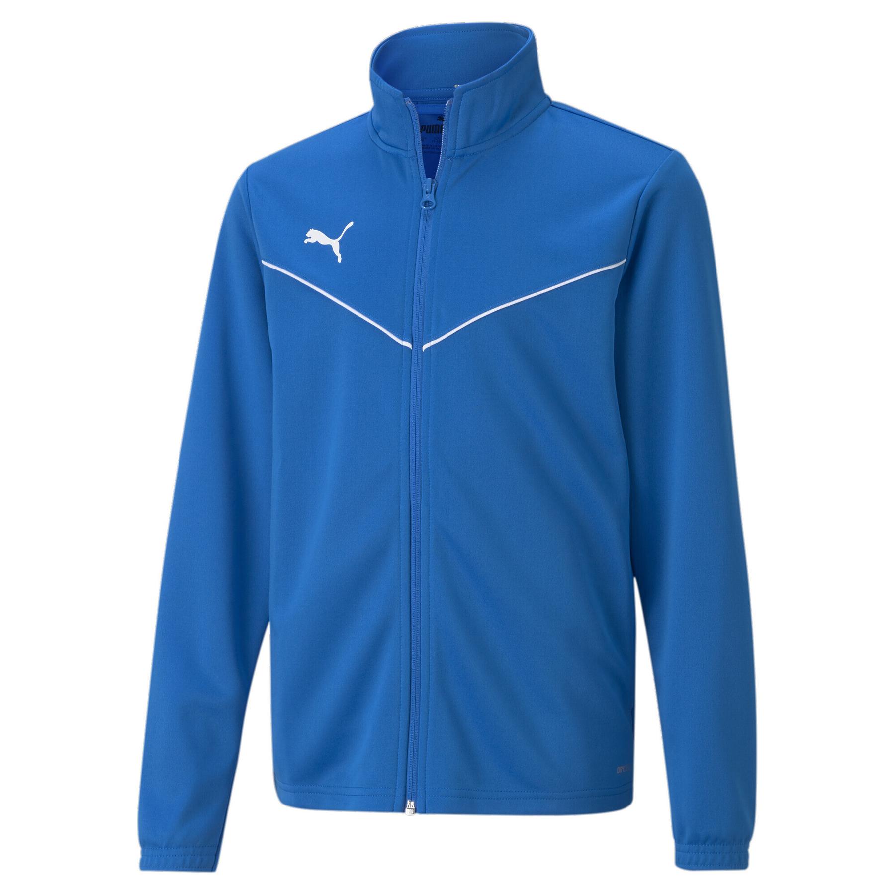 4063697239357 - teamRISE Trainingsjacke Kinder - Farbe Electric Blue Lemonade - Gr 116