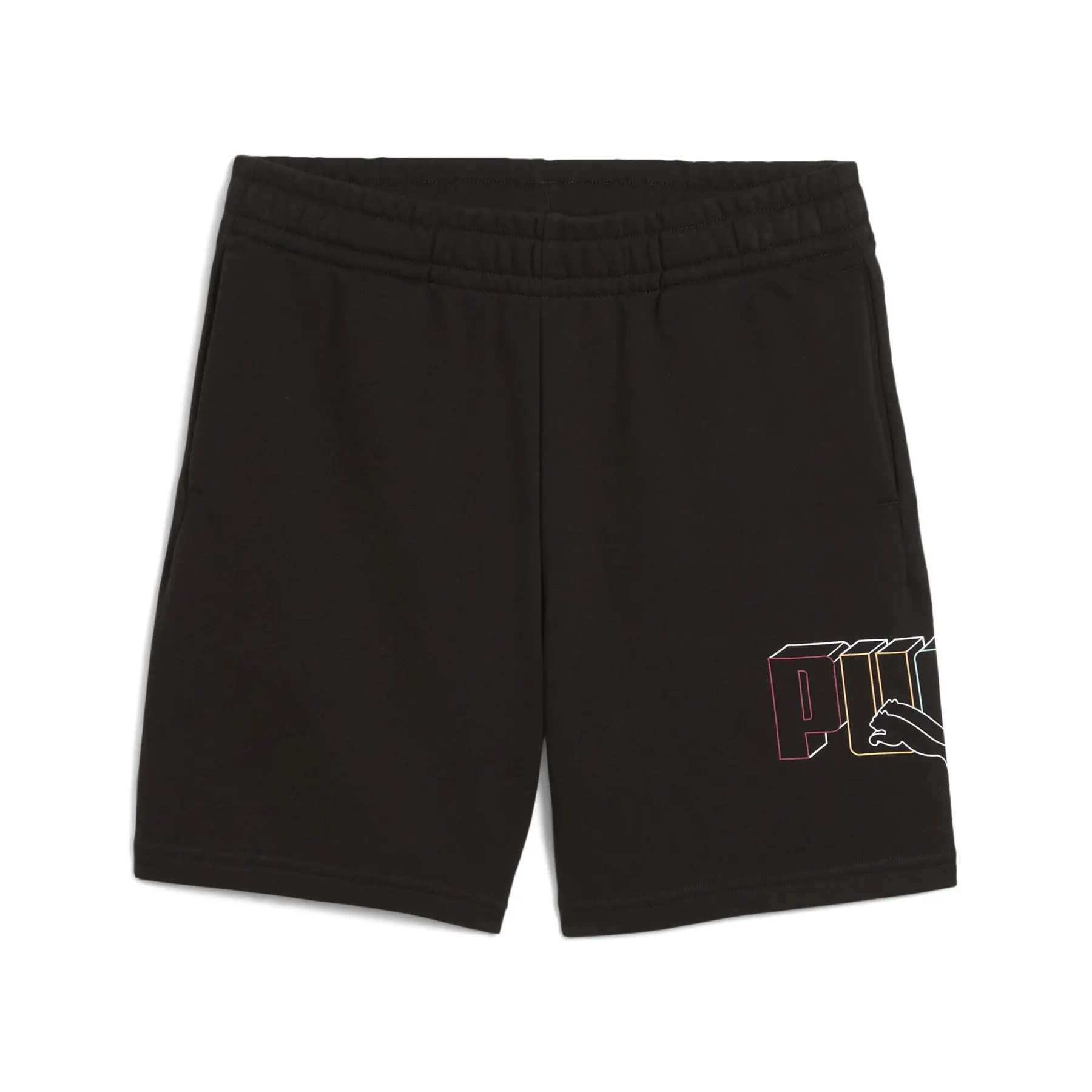 Puma Boys Noir Children's Shorts Essentials Logo Lab