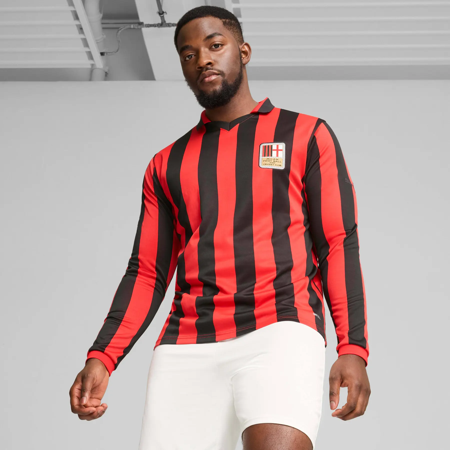 Long sleeve shirt Milan AC 125th Authentic | Foot-Store