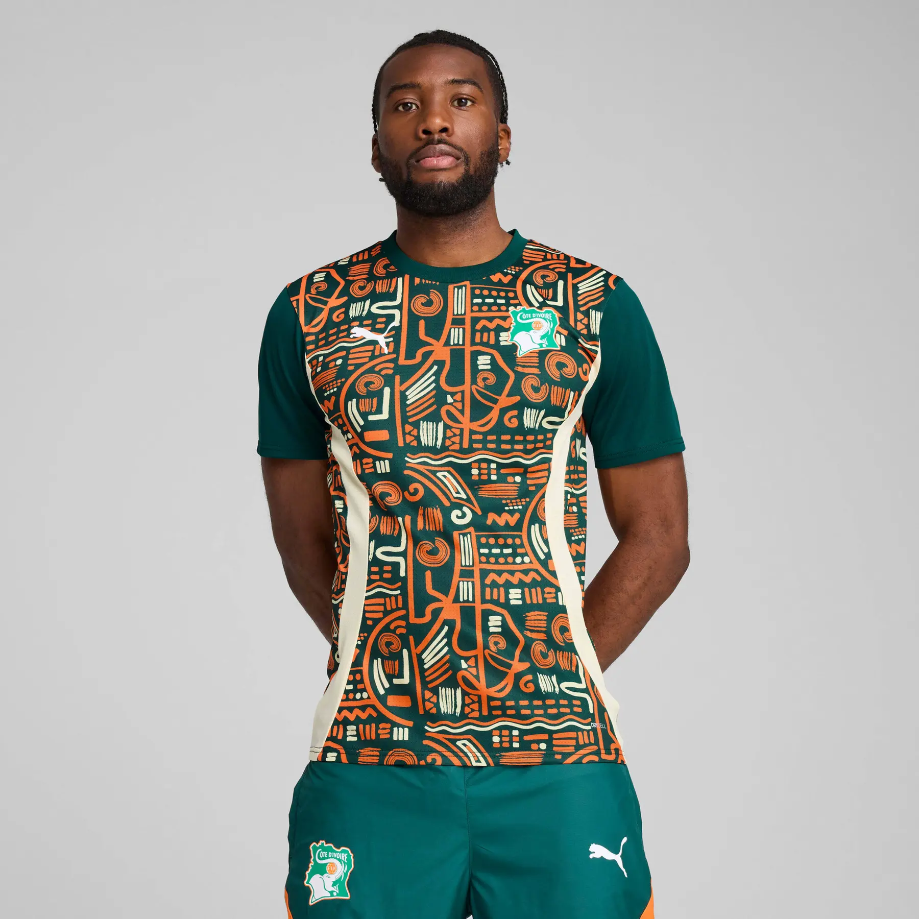 Pre-Match Shirt Côte d'Ivoire CAN 2025 | Foot-Store