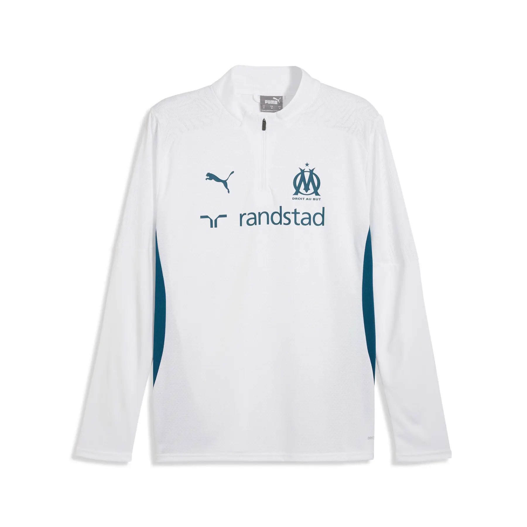 Zip-Trainingsoberteil OM 2024/25 - Blanc - unisex - Size: XL