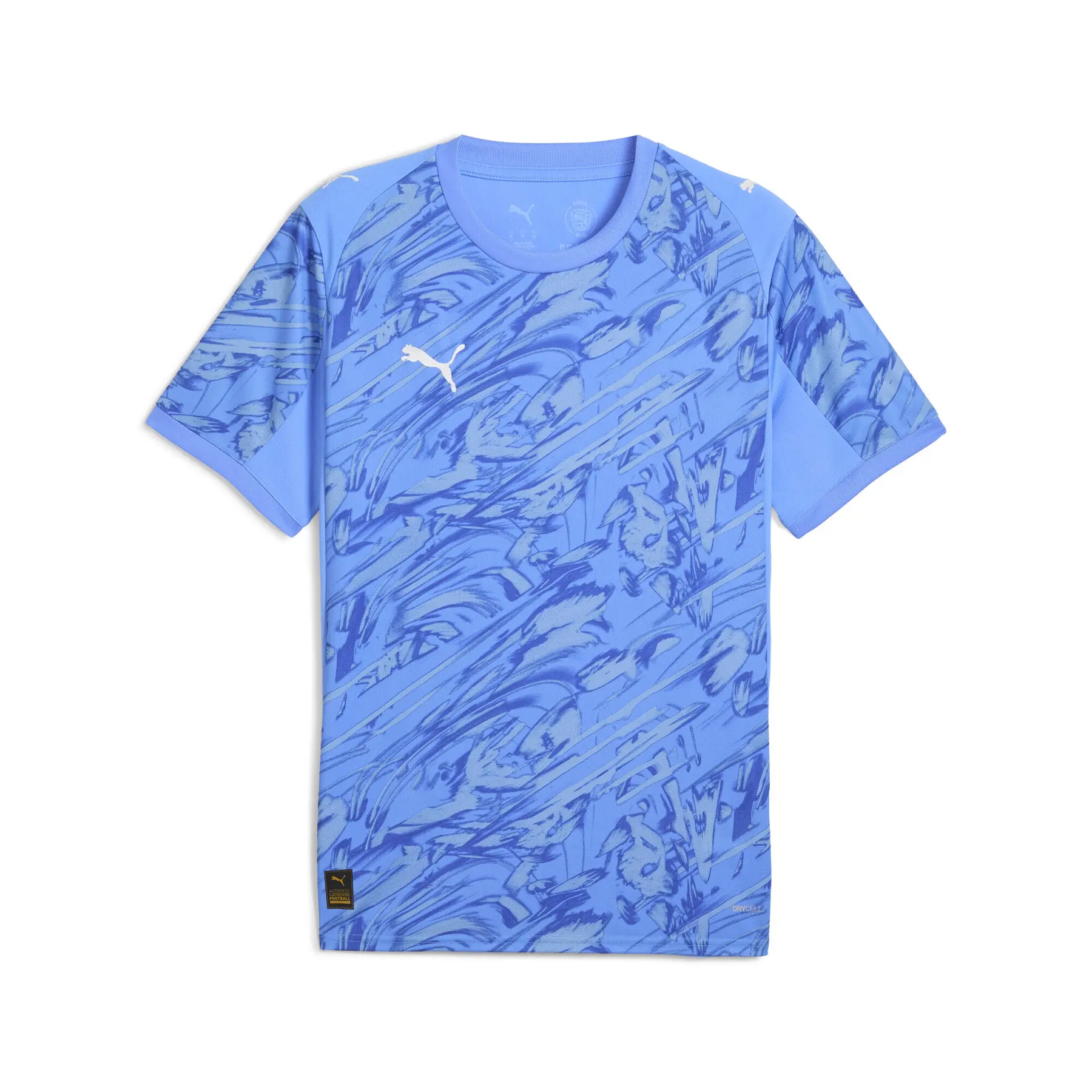 Puma Homme Maillot , Bleu, Taille L