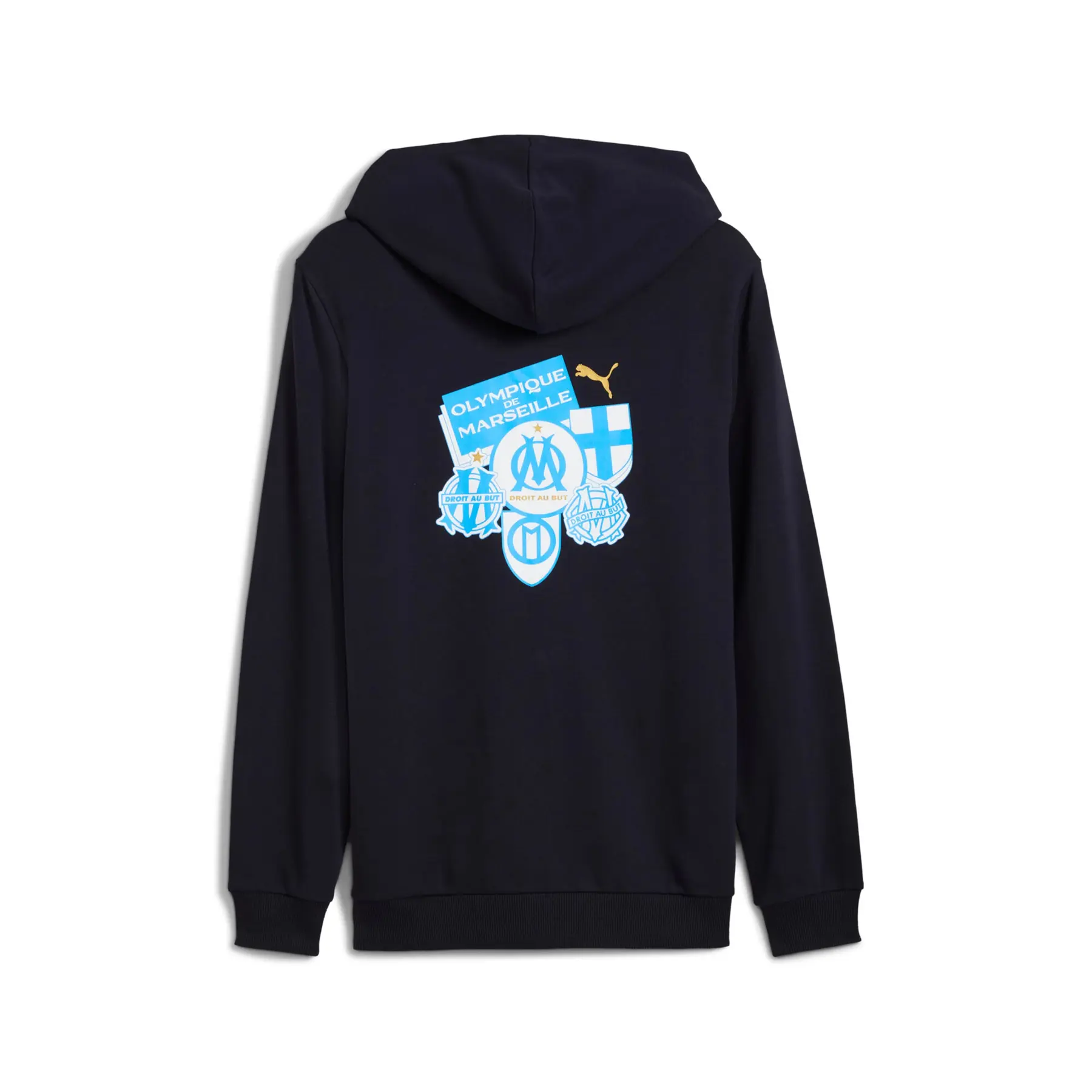 Sweat Om Sweat Capuche Olympique De Marseille OM - Collection Officielle - 100% Coton - Taille S-XXL Vêtement Supporter OM Coton Sérigraphie