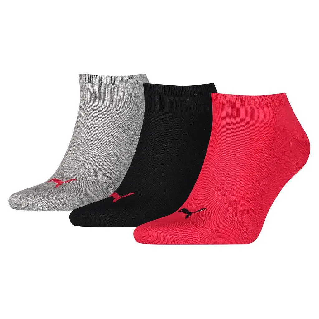 Puma Unisex Noir Football Socks Invisible (X3)