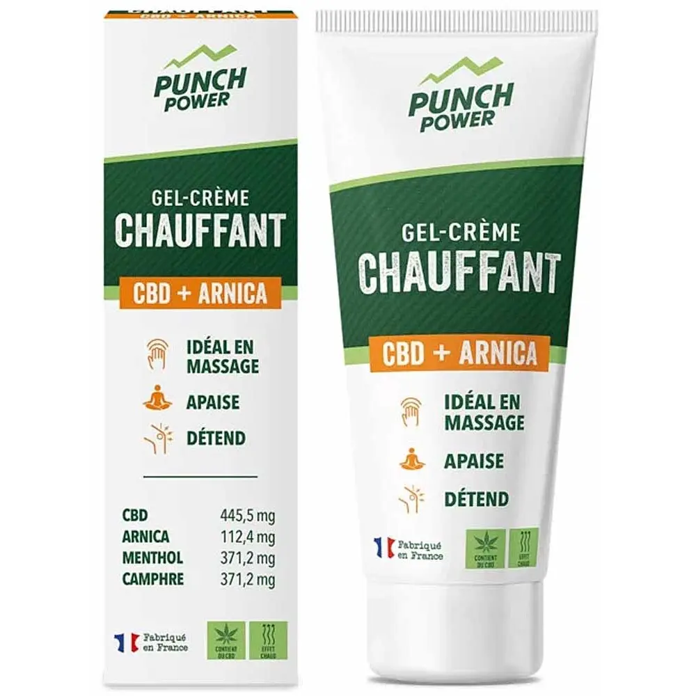 Gel-Creme Erwärmend Punch Power CBD + ARNICA